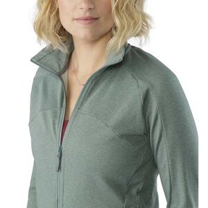 Arc'teryx Ellison Soft Shell Fleece Jacket Size Womens Large in Sage Green